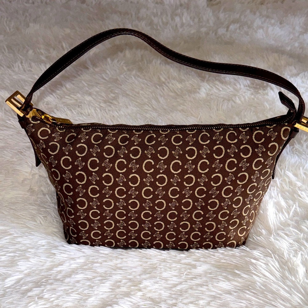 CELINE Macadam Shoulder Bag